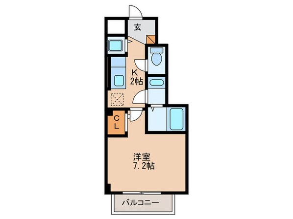 シダ－コンフォ－ル２番館の物件間取画像